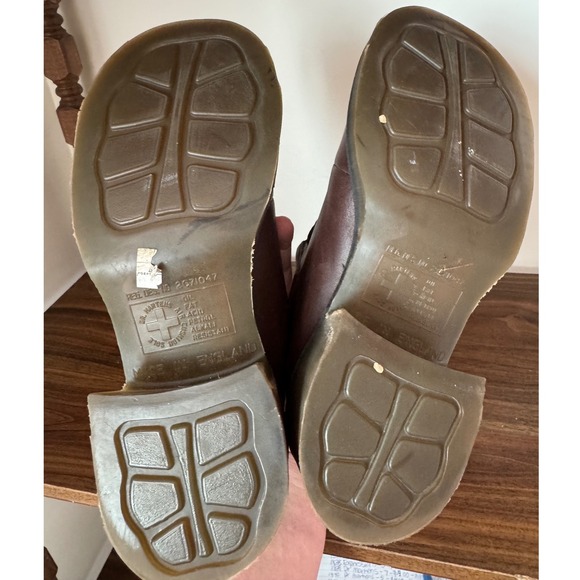 Vintage Dr. Martens UK sz4 Chunky Brown Lace Up Platform Loafer Made In England - Picture 11 of 14